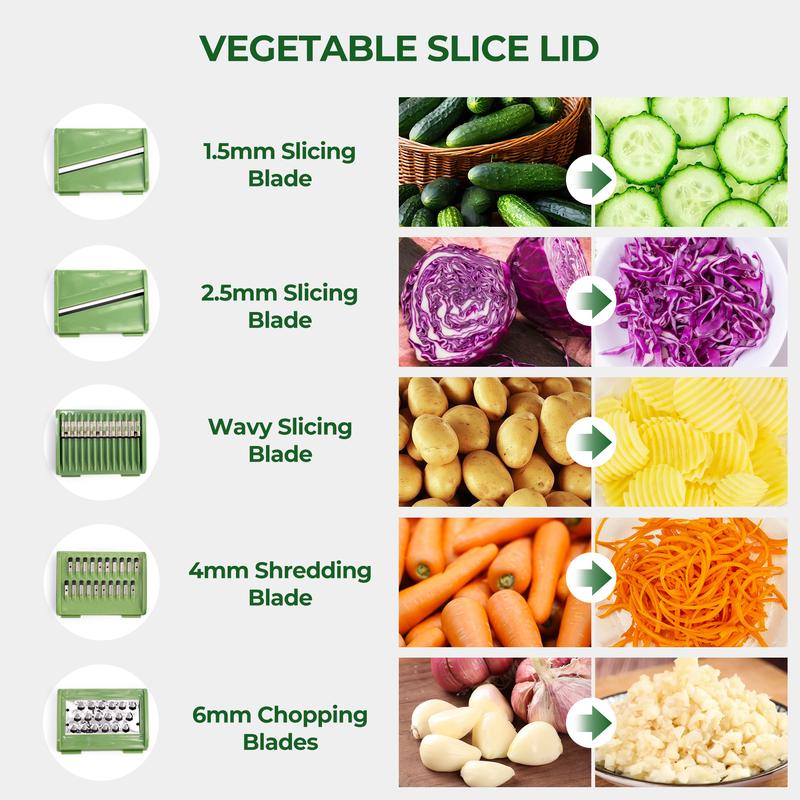 SUSTEAS 5-in-1 Large Salad Dehydrator