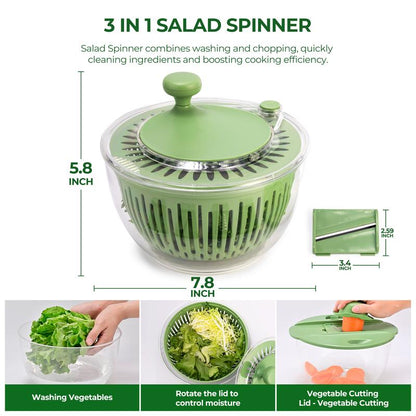 SUSTEAS 5-in-1 Large Salad Dehydrator