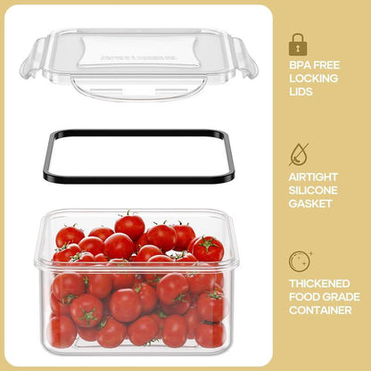 AISOON 40-piece 85-ounce airtight food storage box set