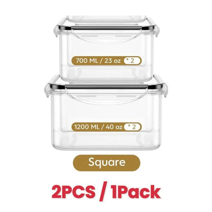 AISOON 40-piece 85-ounce airtight food storage box set